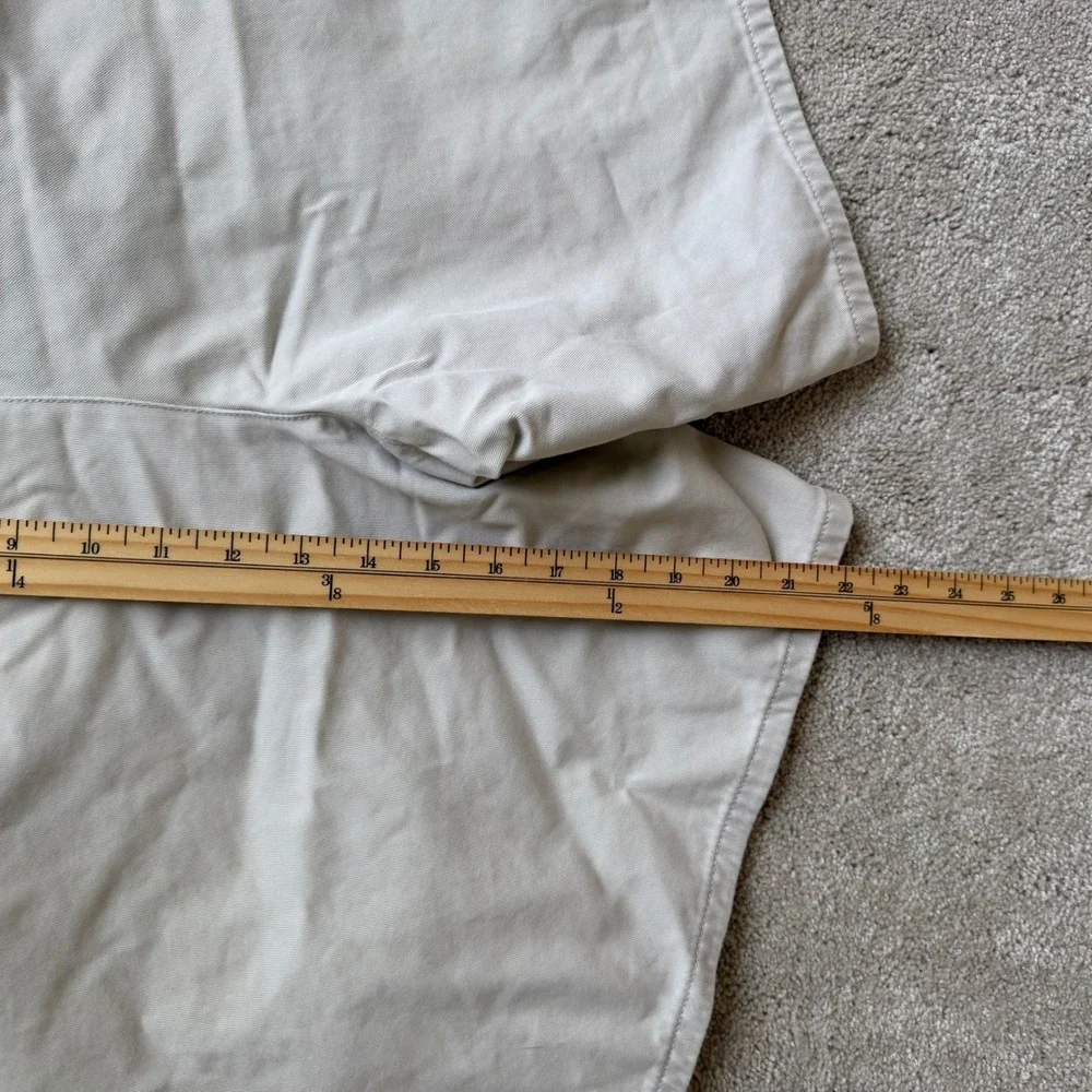 90's Polo Ralph Lauren Andrew Shorts Sz 36 Tan‎ Khaki Pleated Chino 9 Inseam